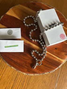 Casetify Shiny Silver Ball Chain Strap